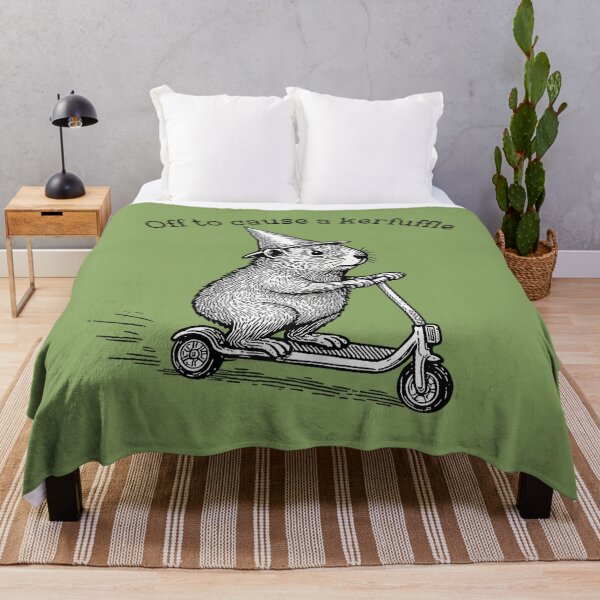 Item preview, Off to Cause A Kerfuffle Funny Capybara Scooter Chaos designed and sold by ArleneRowe.