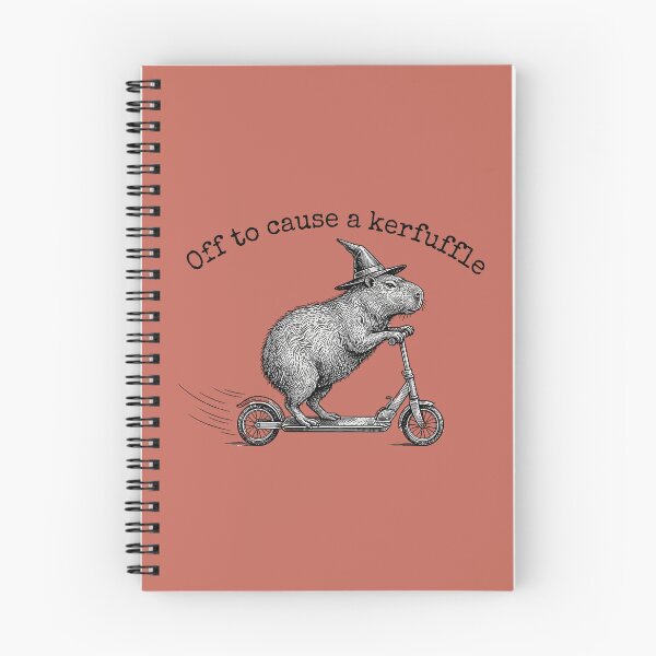 Item preview, Off to Cause A Kerfuffle Funny Capybara Scooter designed and sold by ArleneRowe.