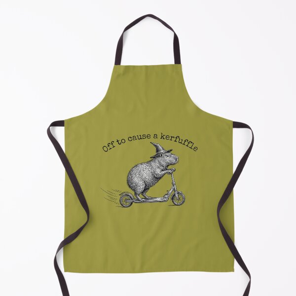 Item preview, Off to Cause A Kerfuffle Funny Capybara Scooter designed and sold by ArleneRowe.