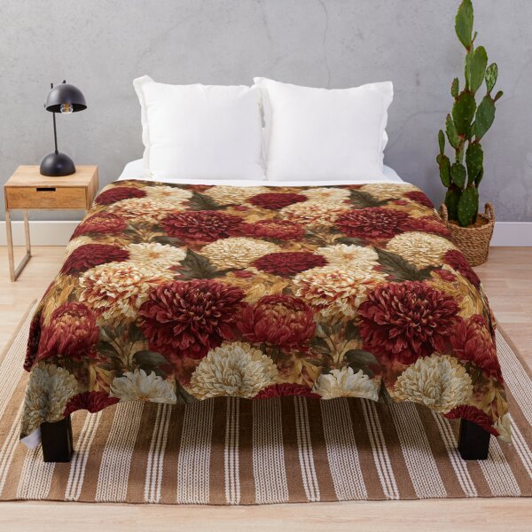 Item preview, Petaled Dahlias Flower - Flower Garden Pattern - Gift Ideas designed and sold by RoyalStarsPatts.
