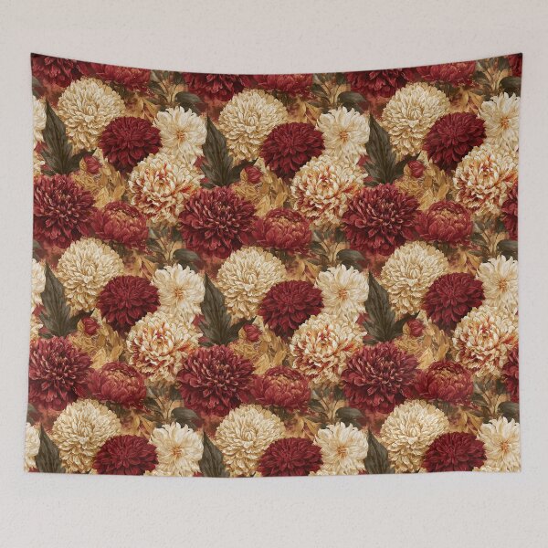 Item preview, Petaled Dahlias Flower  - Flower Garden Pattern  - Gift Ideas designed and sold by RoyalStarsPatts.