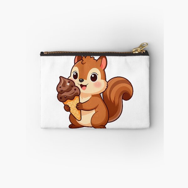 Item preview, Cute Squirrel with Ice Cream Cone designed and sold by pumsquare.
