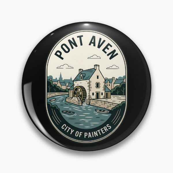 Item preview, Pont Aven France Vintage Travel Emblem City Painters designed and sold by k3rstman1.