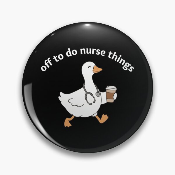 Item preview, Cute Silly Goose Nurse Off To Do Nurse Things designed and sold by haitrieuic96.