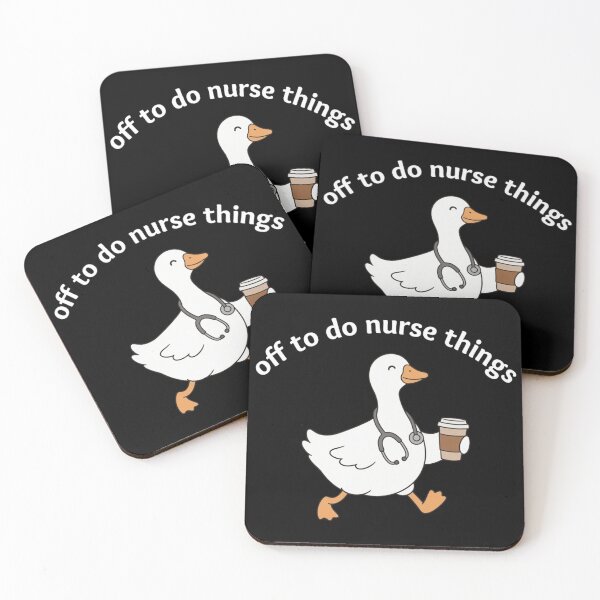 Item preview, Cute Silly Goose Nurse Off To Do Nurse Things designed and sold by haitrieuic96.