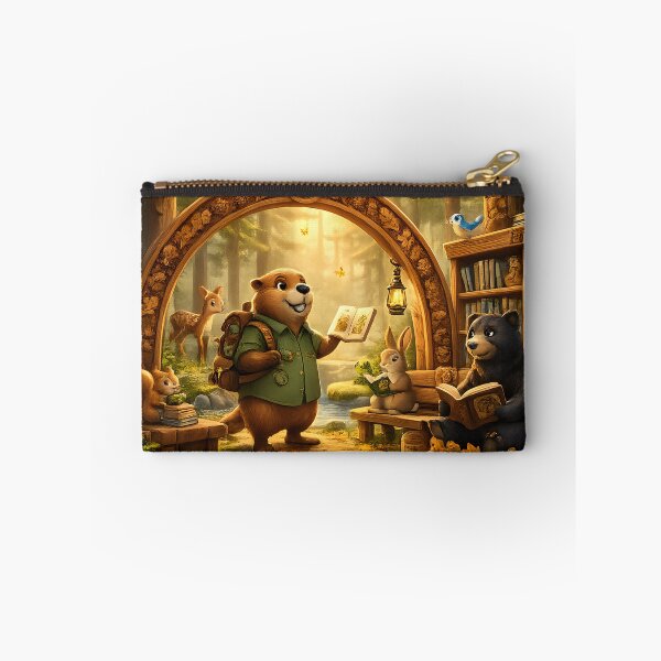 Item preview, Happy Beaver Adventures – The Grand Opening of the Forest Reading Grove designed and sold by Clothes With Smiling Animals Walt Gral.