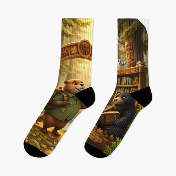 Item preview, Happy Beaver Adventures – The Grand Opening of the Forest Reading Grove designed and sold by Clothes With Smiling Animals Walt Gral.