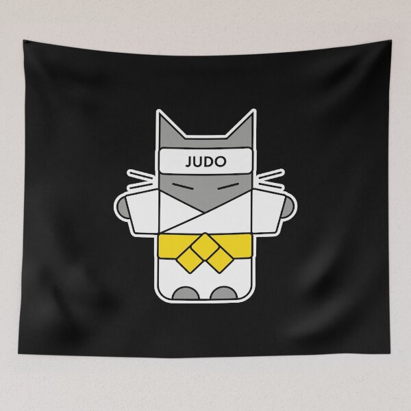 Item preview, Judo Cat - Yellow Belt designed and sold by eve streets.
