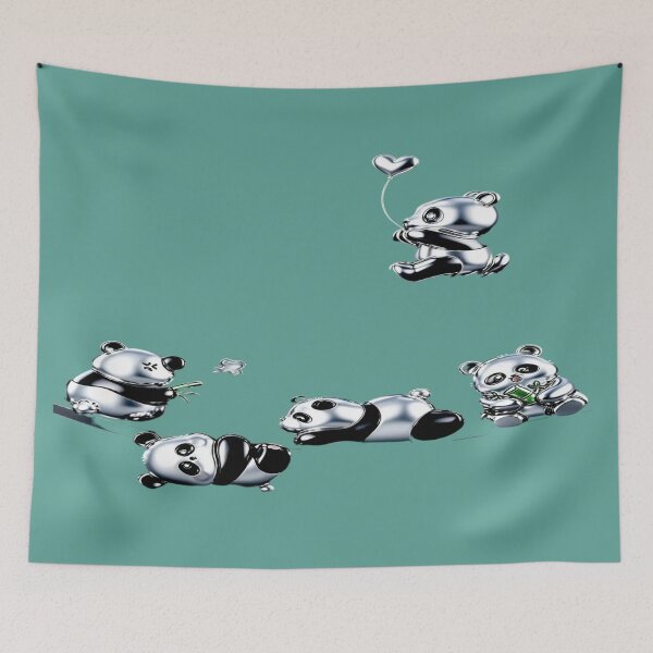 Item preview, The Gallery of Emotions - Panda Collection - 5 3D Pandas in Different Poses designed and sold by RAYBIL.
