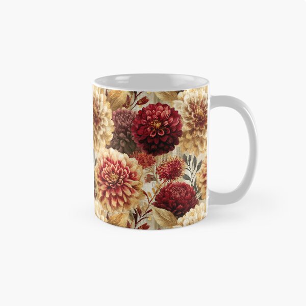 Item preview, Charming Dahlias Texture  - Birth Flower Pattern  - Gift Ideas For Men designed and sold by RoyalStarsPatts.