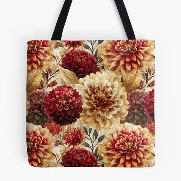 Item preview, Charming Dahlias Texture  - Birth Flower Pattern  - Gift Ideas For Men designed and sold by RoyalStarsPatts.