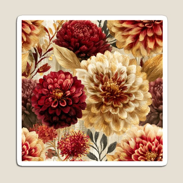 Item preview, Charming Dahlias Texture  - Birth Flower Pattern  - Gift Ideas For Men designed and sold by RoyalStarsPatts.
