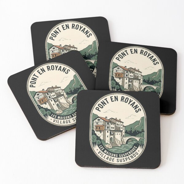 Item preview, Pont en Royans France Vintage Travel Emblem designed and sold by k3rstman1.