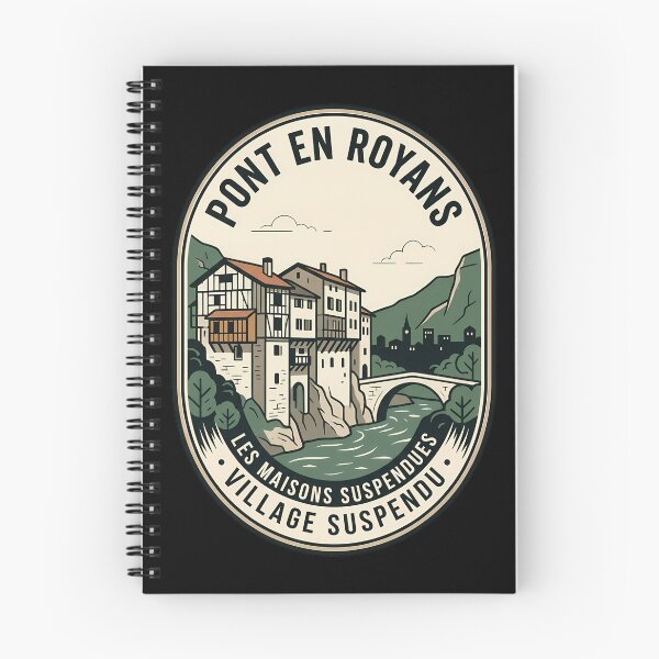 Item preview, Pont en Royans France Vintage Travel Emblem designed and sold by k3rstman1.