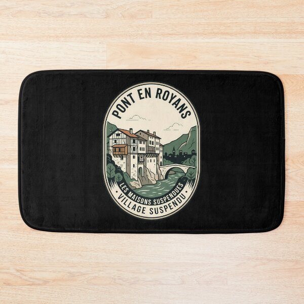 Item preview, Pont en Royans France Vintage Travel Emblem designed and sold by k3rstman1.