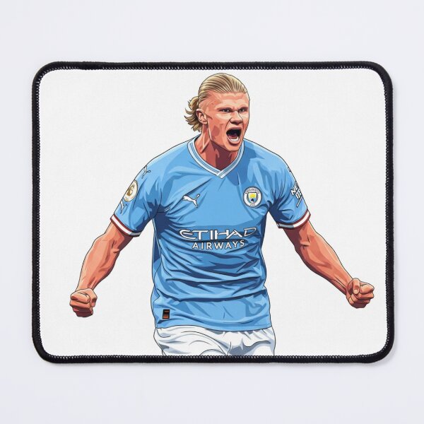 Item preview, Erling Haaland Goal Celebration Pop Art Illustration designed and sold by Bangcen.