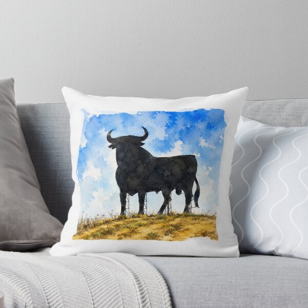 Item preview, The Spirit of Spain | Watercolor Osborne Bull designed and sold by Lifer Art and Design.