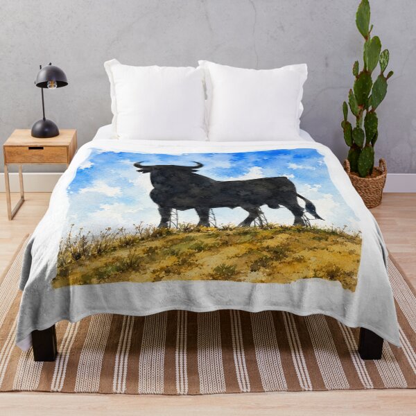 Item preview, The Spirit of Spain | Watercolor Osborne Bull designed and sold by Lifer Art and Design.