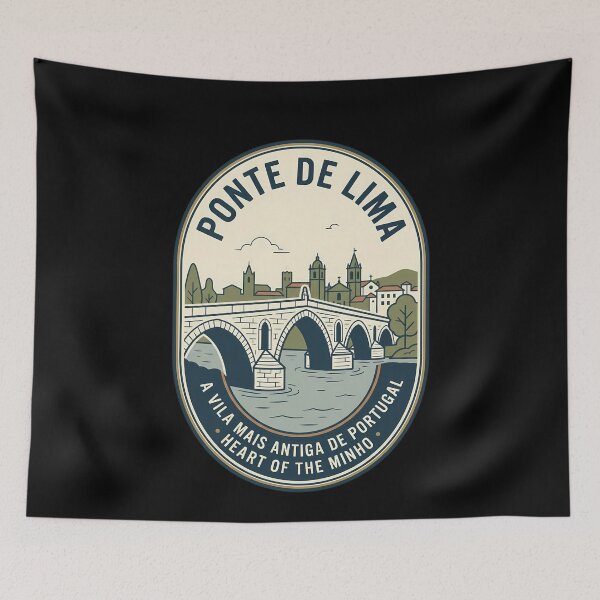 Item preview, Ponte de Lima Portugal Vintage Travel Emblem designed and sold by k3rstman1.