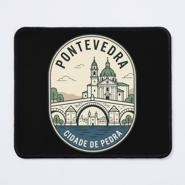 Item preview, Pontevedra Spain City of Stone Vintage Travel Emblem designed and sold by k3rstman1.