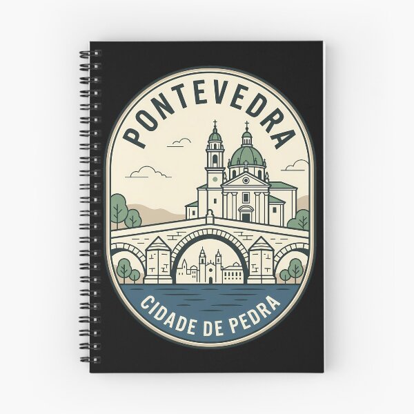 Item preview, Pontevedra Spain City of Stone Vintage Travel Emblem designed and sold by k3rstman1.