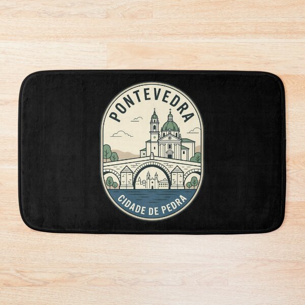 Item preview, Pontevedra Spain City of Stone Vintage Travel Emblem designed and sold by k3rstman1.
