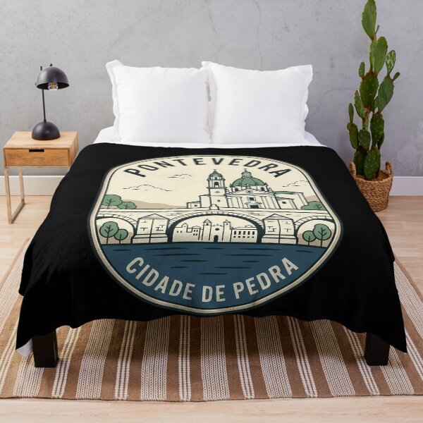 Item preview, Pontevedra Spain City of Stone Vintage Travel Emblem designed and sold by k3rstman1.