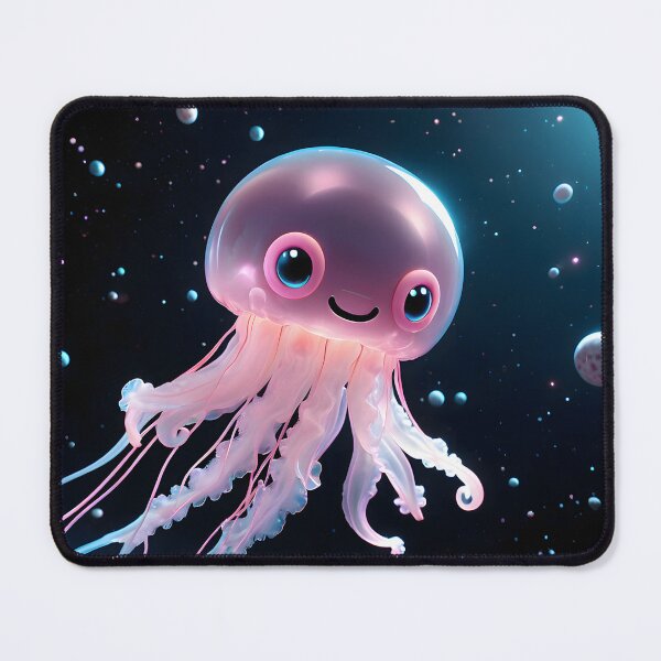 Item preview, Cute Cosmic Jellyfish Neon Glowing Sea Fantasy designed and sold by CuteSlothWorld.