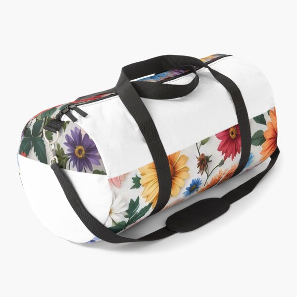 Item preview, fabric design with colorful flowers designed and sold by karlosss.