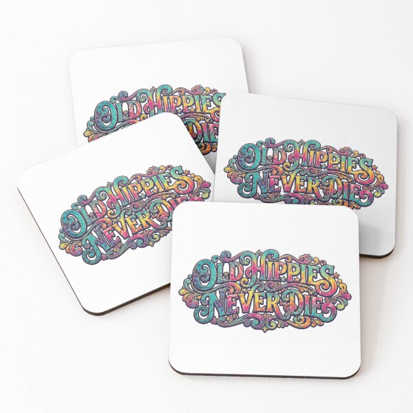 Item preview, Old hippies never die. designed and sold by RetroPaul63.