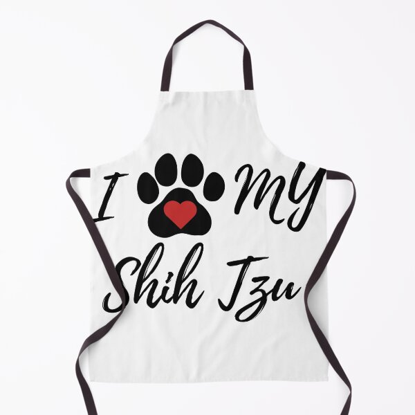Item preview, I Love My Shih Tzu – Cute Dog Mom Paw Print Shirt T-Shirt designed and sold by PawsAndPallette .