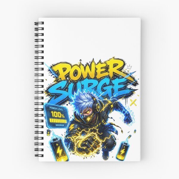 Item preview, POWER SURGE Gaming Sticker | Neon Cyber Gamer Esports Design designed and sold by Stylestickers55.