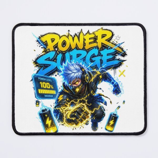 Item preview, POWER SURGE Gaming Sticker | Neon Cyber Gamer Esports Design designed and sold by Stylestickers55.