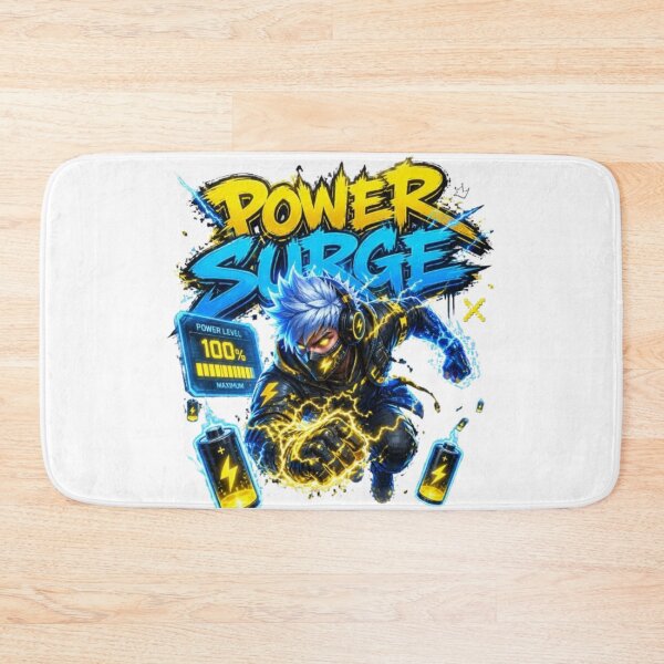 Item preview, POWER SURGE Gaming Sticker | Neon Cyber Gamer Esports Design designed and sold by Stylestickers55.