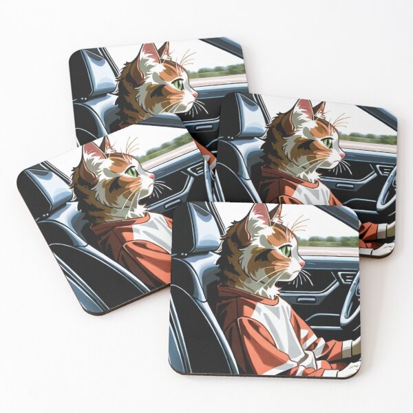 Item preview, Cat - Driver Sporty Orange designed and sold by World-Pets.