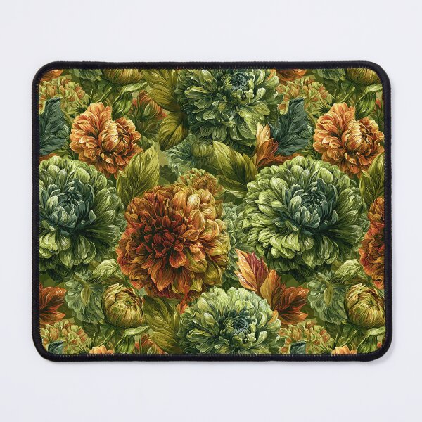 Item preview, Lush Dahlias Print - Hawaiian Flower Pattern  - Gift Ideas For Women designed and sold by RoyalStarsPatts.