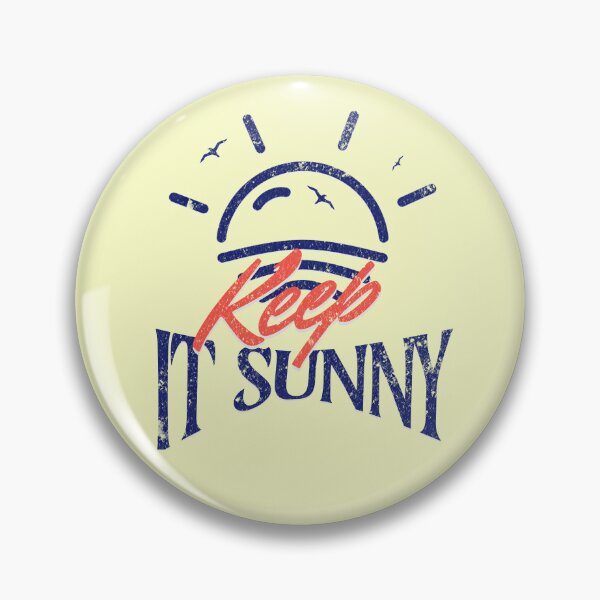 Item preview, Keep It Sunny Retro Summer Vacation Beach Lifestyle Vintage Nautical Lake Life Surfing Aesthetic designed and sold by illeN-Art-World.
