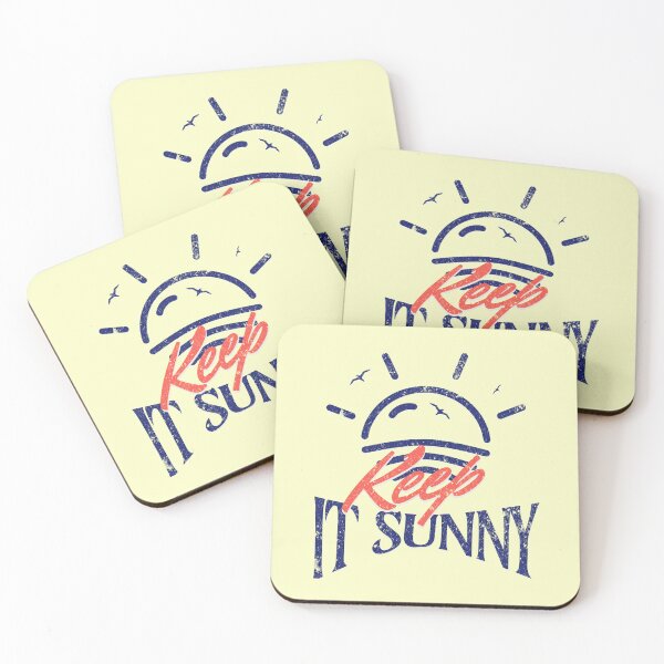Item preview, Keep It Sunny Retro Summer Vacation Beach Lifestyle Vintage Nautical Lake Life Surfing Aesthetic designed and sold by illeN-Art-World.