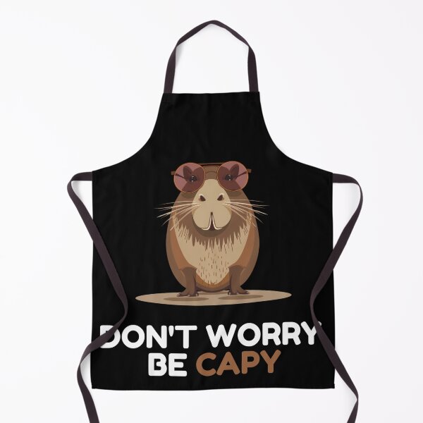 Item preview, Don't Worry Be Capy Cute Capybara Pun designed and sold by VectorForge.