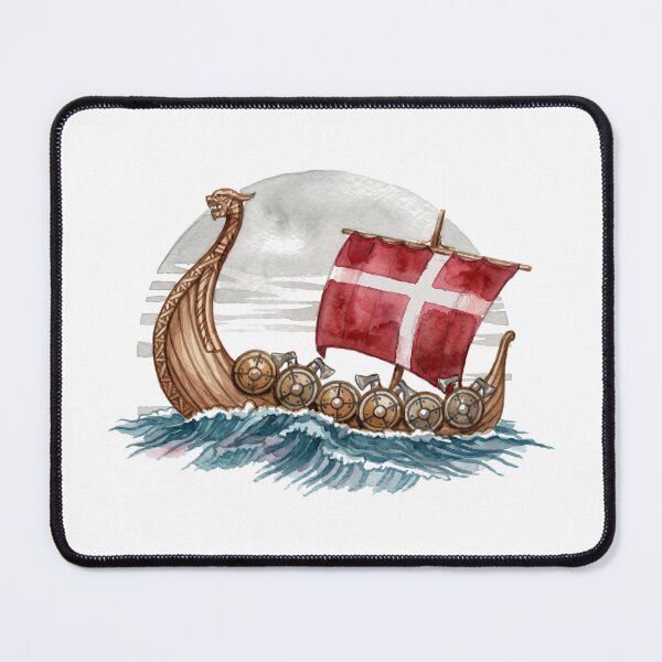 Item preview, Danish Mythology Ship designed and sold by FreshArtFusion.
