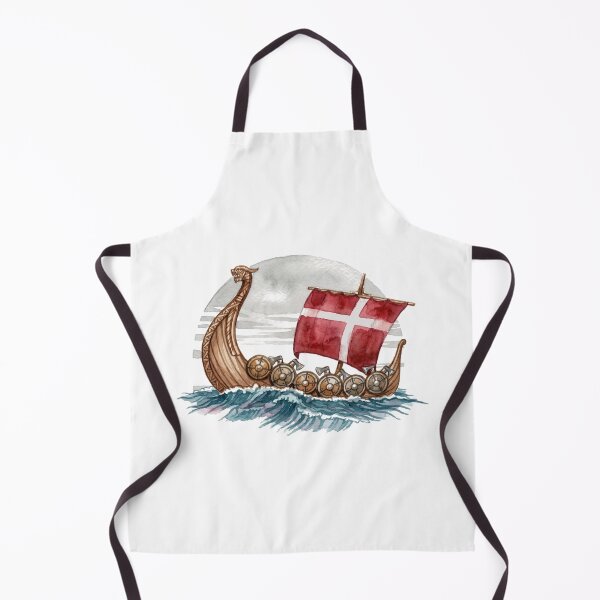 Item preview, Danish Mythology Ship designed and sold by FreshArtFusion.