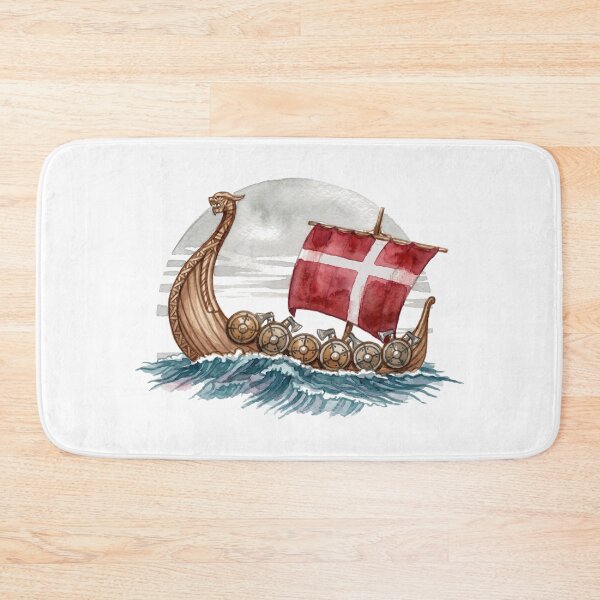 Item preview, Danish Mythology Ship designed and sold by FreshArtFusion.