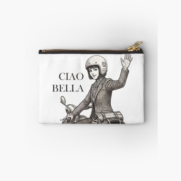 Item preview, Ciao Bella Vintage Scooter Girl - Retro Italian Moped Touring designed and sold by evrankart.