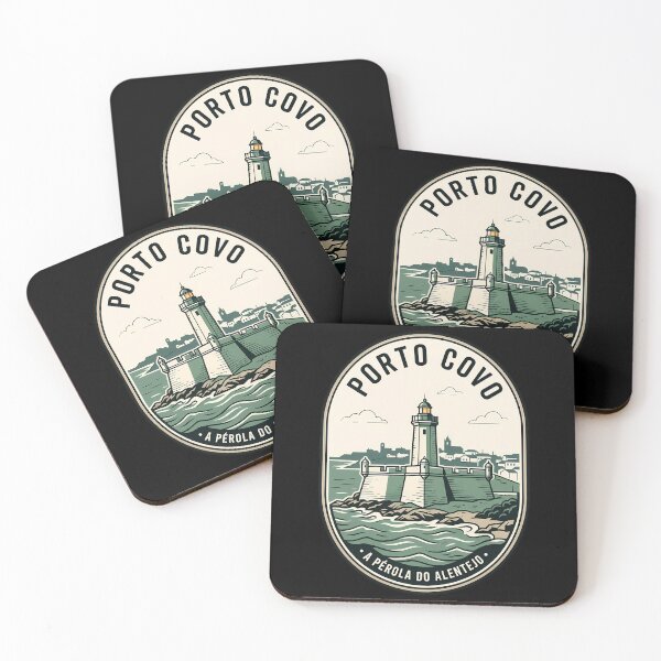 Item preview, Porto Covo Portugal Vintage Travel Emblem Lighthouse designed and sold by k3rstman1.