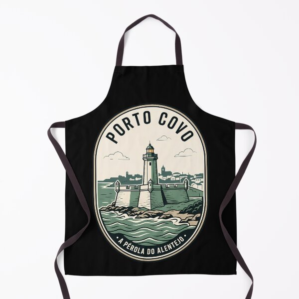 Item preview, Porto Covo Portugal Vintage Travel Emblem Lighthouse designed and sold by k3rstman1.