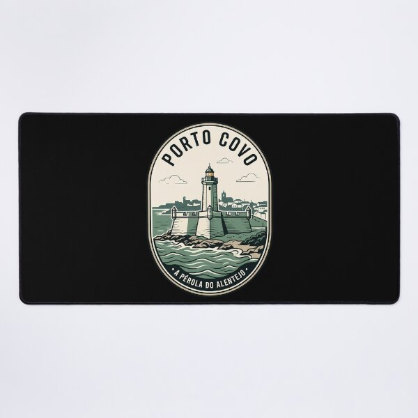 Item preview, Porto Covo Portugal Vintage Travel Emblem Lighthouse designed and sold by k3rstman1.