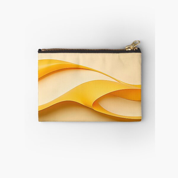 Item preview, Liquid Topaz on Creamy Banana Milk Fluid Abstract Wave designed and sold by CuteSlothWorld.