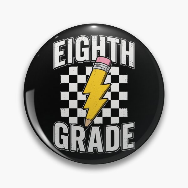 Item preview, Eighth Grade Lighting Bolt Pencil Retro 8th Grade Teacher designed and sold by OlakunleOloroz.