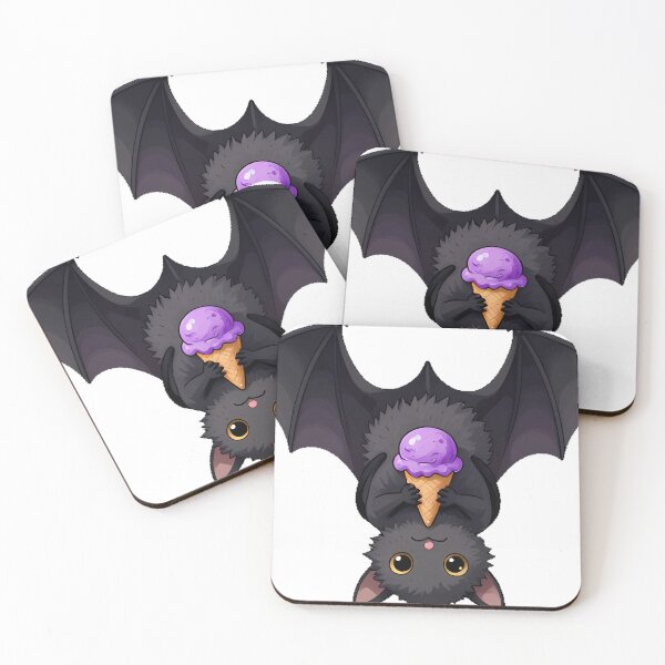 Item preview, Cute Bat with Ice Cream Cone designed and sold by pumsquare.