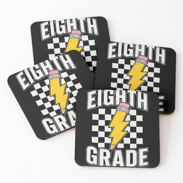 Item preview, Eighth Grade Lighting Bolt Pencil Retro 8th Grade Teacher designed and sold by OlakunleOloroz.